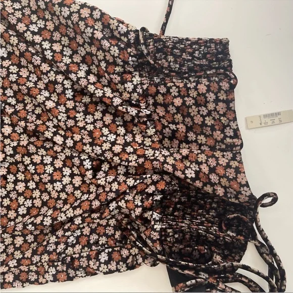 Madewell Velvet Floral Thistle Cami Jumpsuit Size 6 - Picture 7 of 7